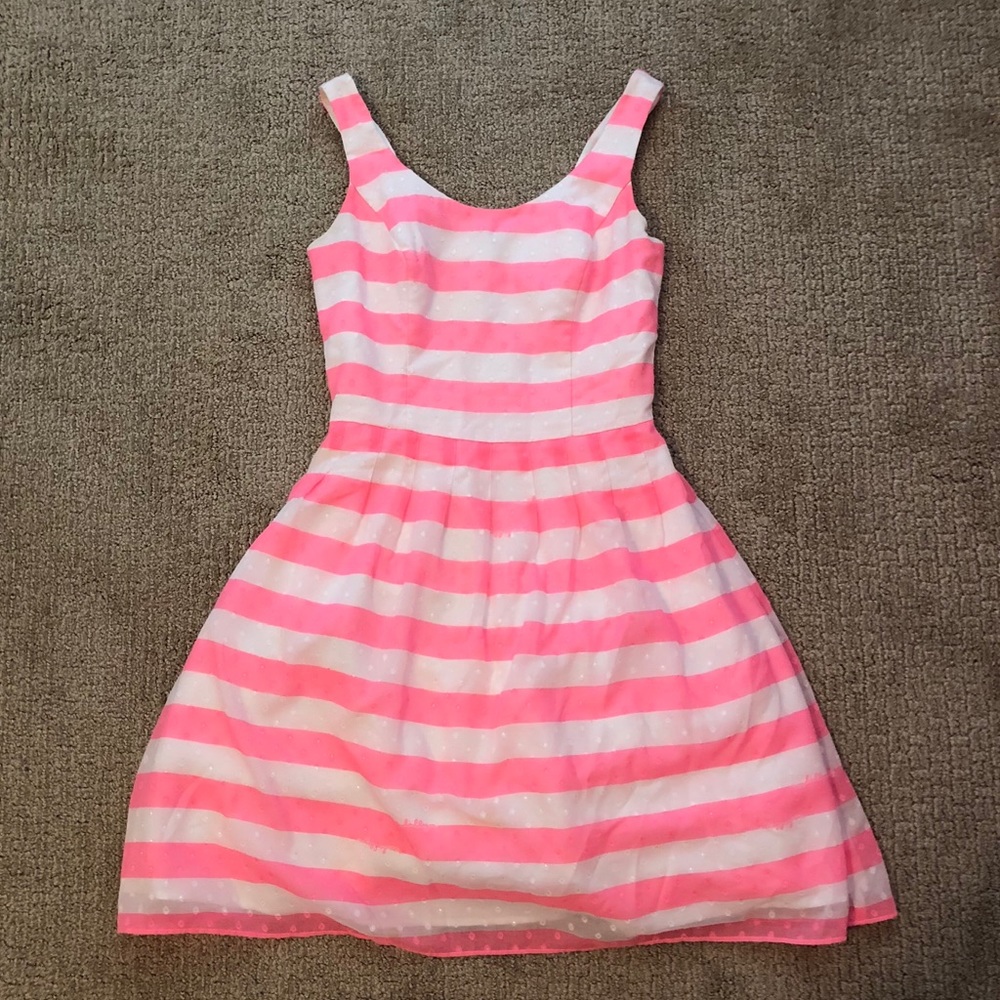 Lilly Pulitzer Striped Sundress in pink and white!